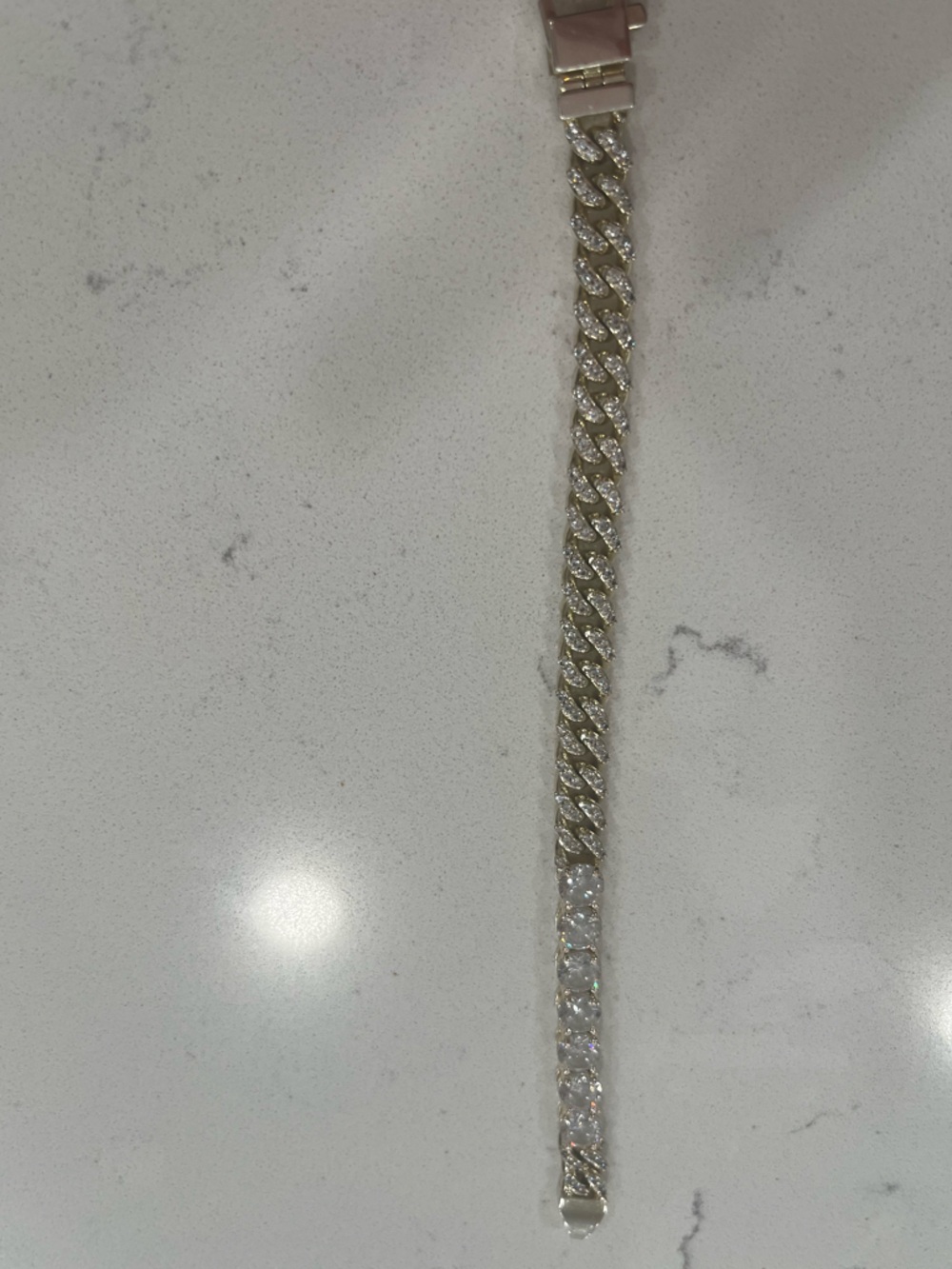 Gold Melinda Maria Pave Julian Loves Diamonds - 6.5”